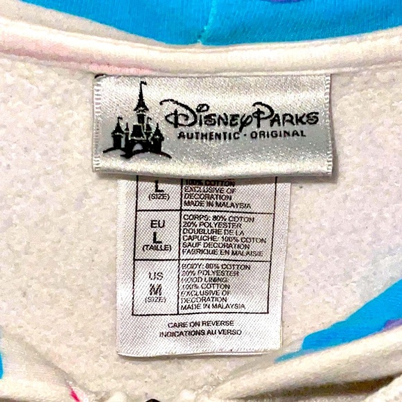 ✨HOST PICK✨ DISNEYLAND PARKS “2013” ZIP-UP JACKET WITH CHARACTERS, KIDS SIZE MED - Picture 9 of 10